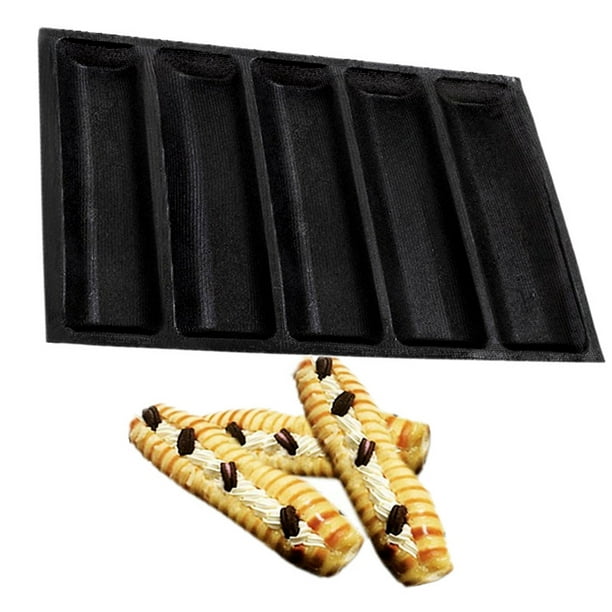 Silicone Perforated Baking Forms Sandwich Mold French Baguette Bread Pan Dog Mat
